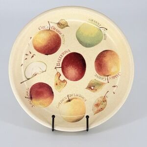 Hallmark Marjolein Bastin Apple Pie Plate 10" Nature's Sketchbook Rare HTF